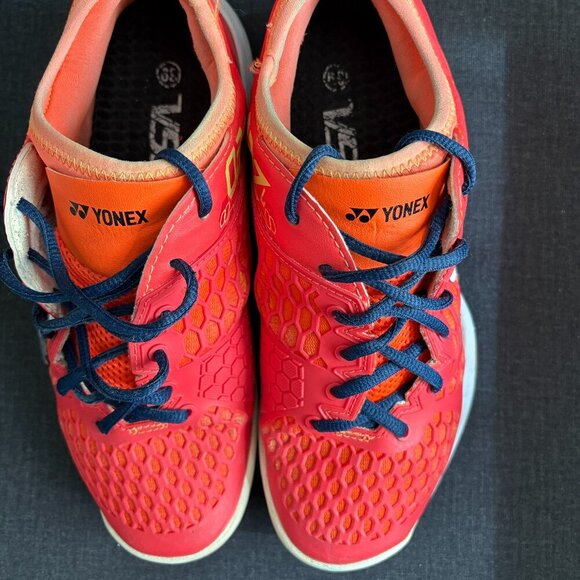 Yonex PC 03 Z MEX Men's Badminton Shoe (Coral/Red) Size 8 - Picture 7 of 7